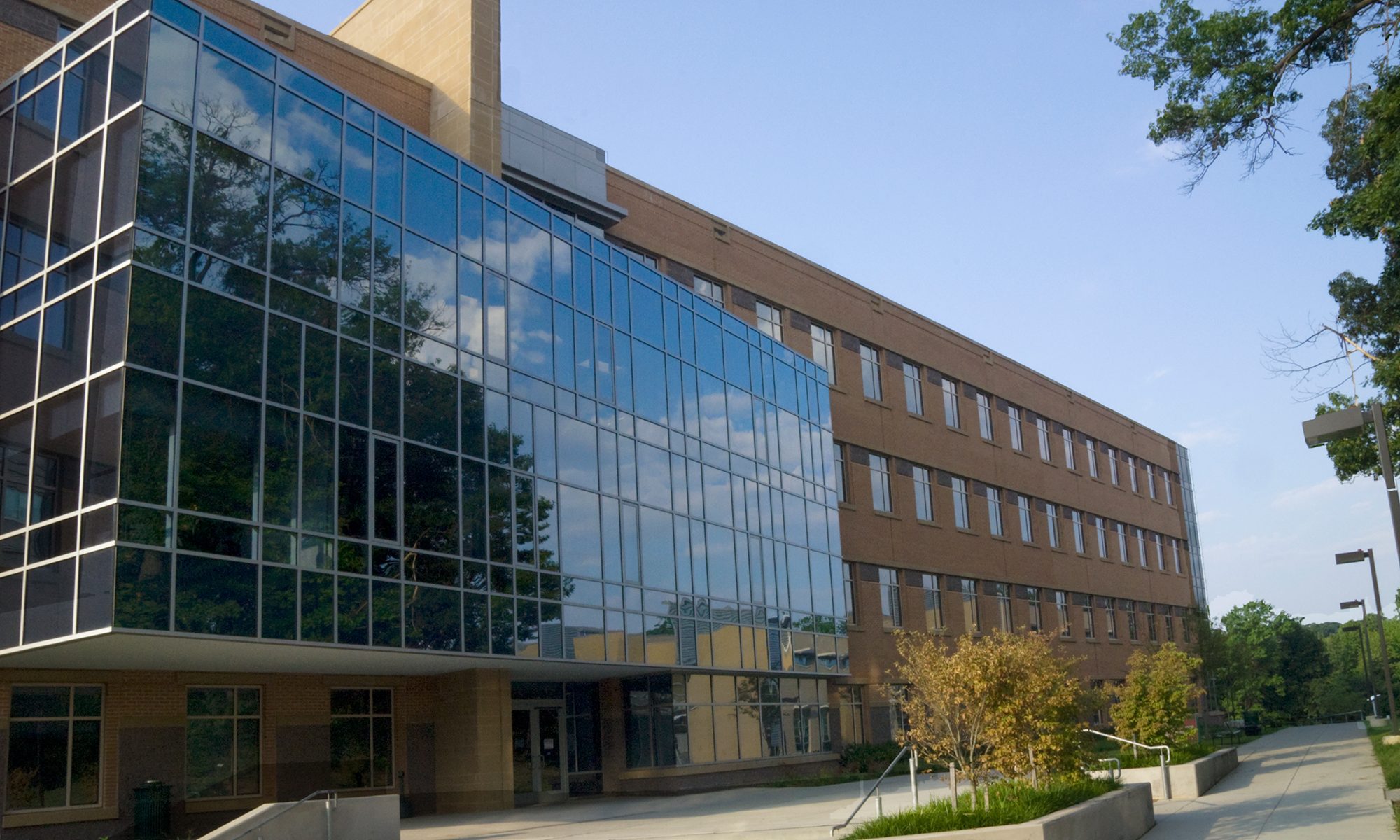 Exterior of Academic VI/Research II Building at George Mason University