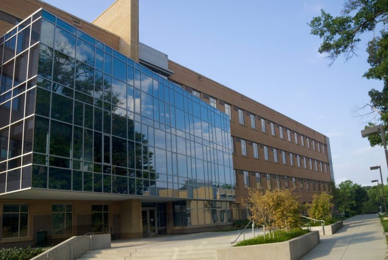 Exterior of Academic VI/Research II Building at George Mason University