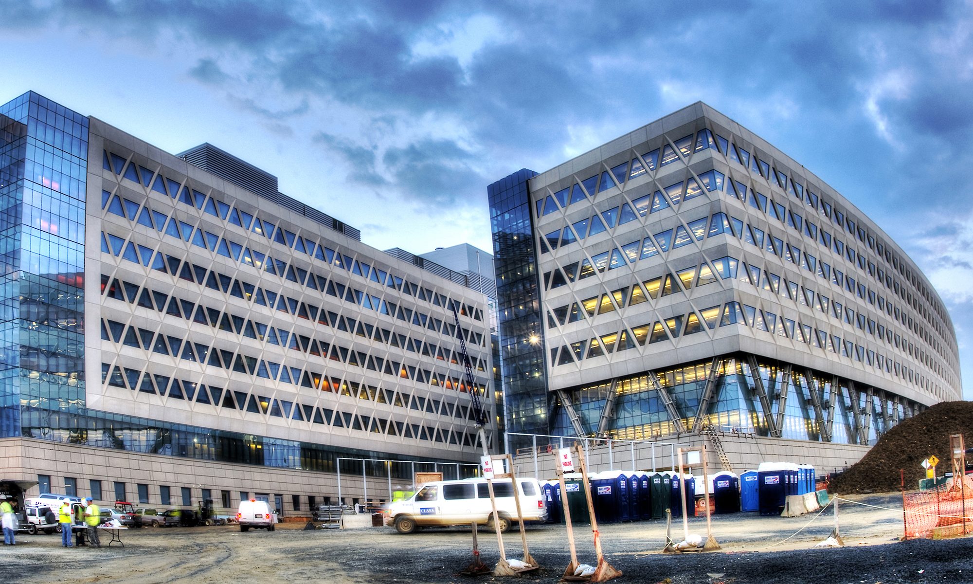 Exterior of the new National Geospatial-Intelligence Agency campus