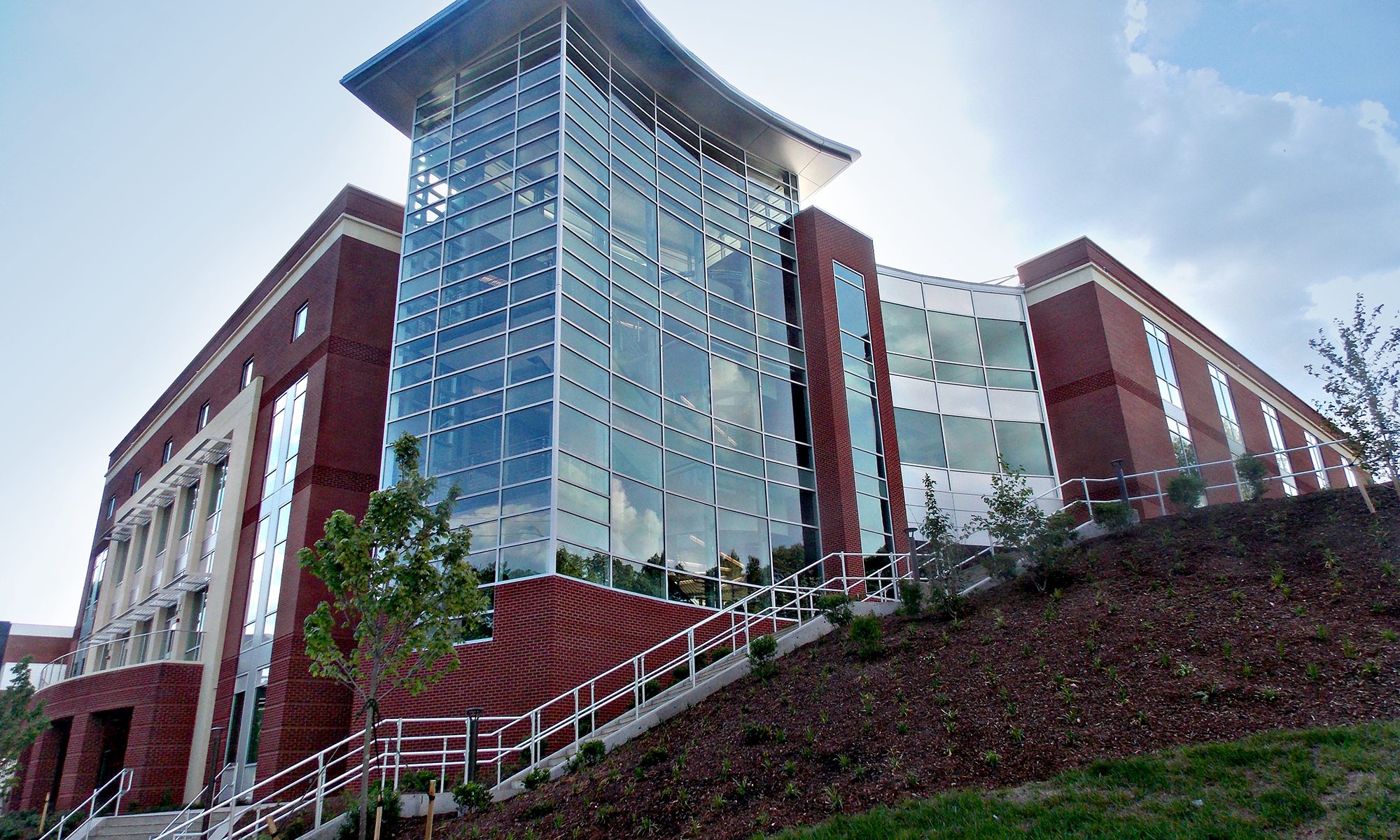 Exterior of Center for Science and Health Professions Building at Virginia Western Community College