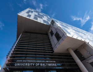 Exterior of Angelos Law Center