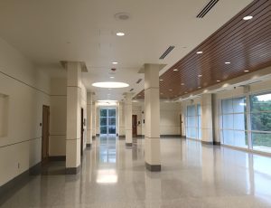 Hallway inside Hanover County Courthouse