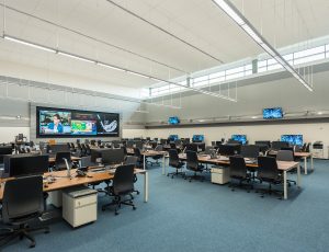 Interior of Chesapeake Public Safety Operations Building