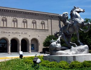 Statue in front of Chrysler Museum