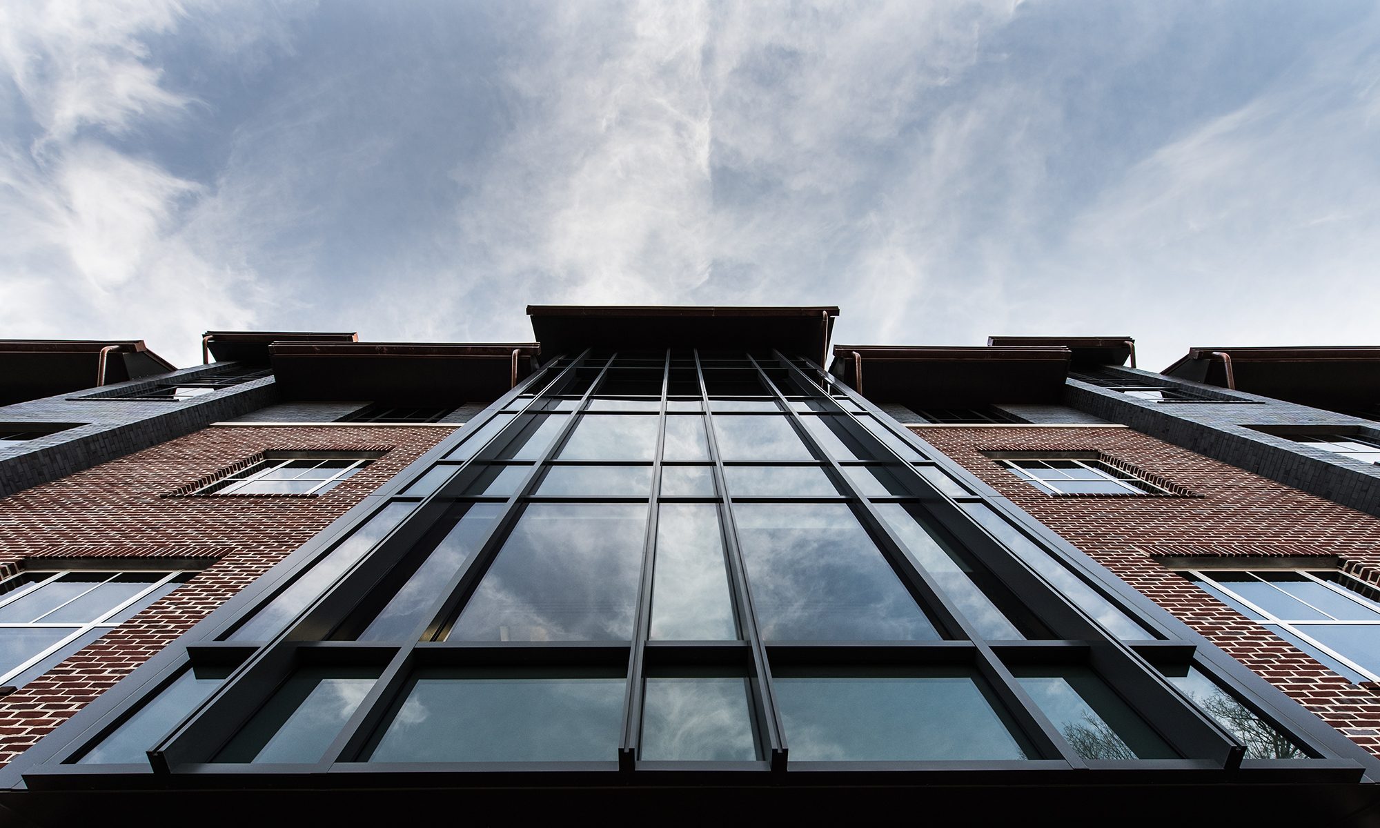 Exterior of Duke's Trinity House Residence Hall