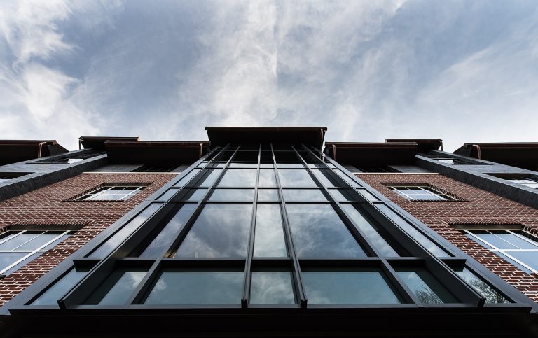 Exterior of Duke's Trinity House Residence Hall