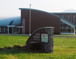 Exterior of Eastern Montgomery Elementary School
