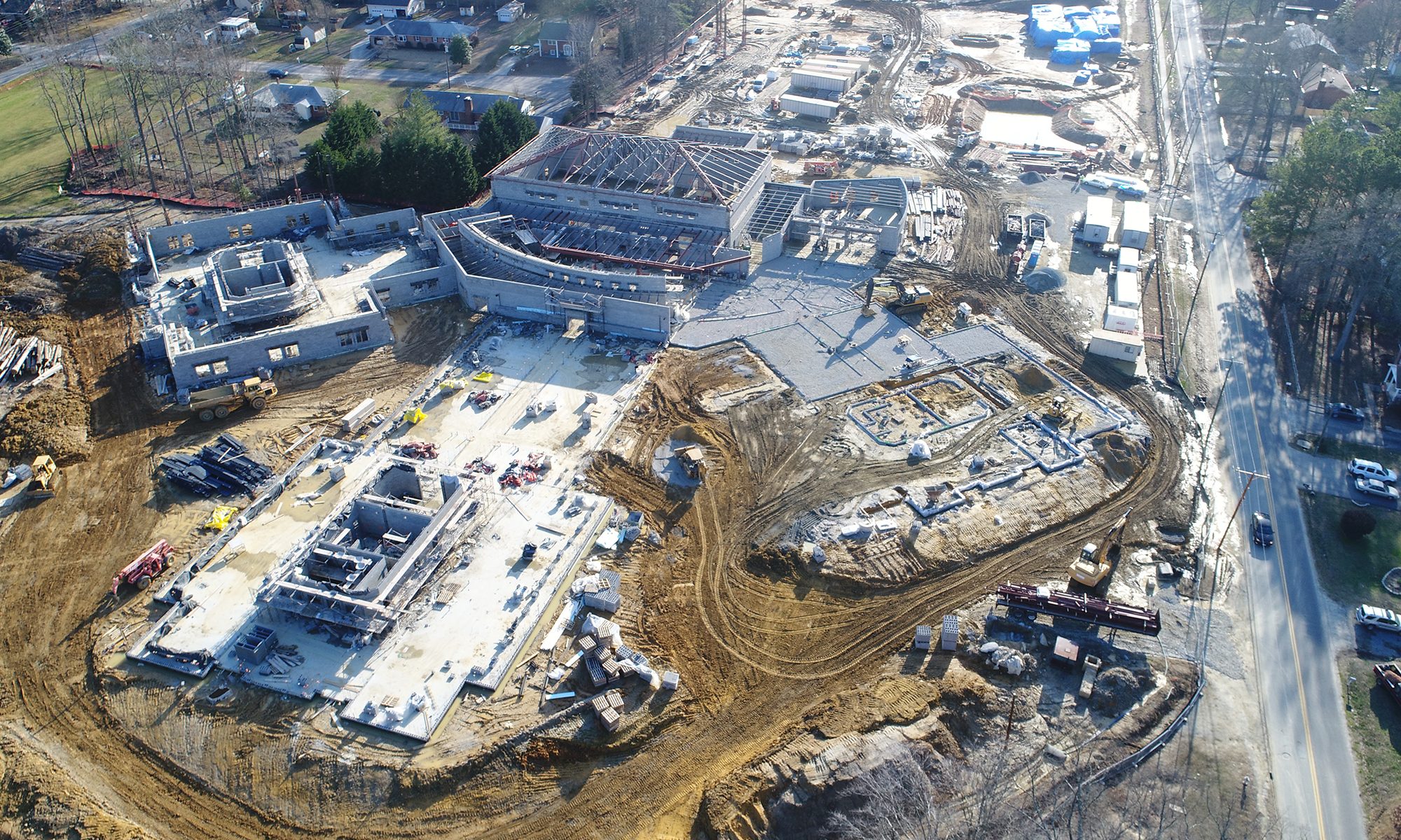 Enon Elementary School under construction