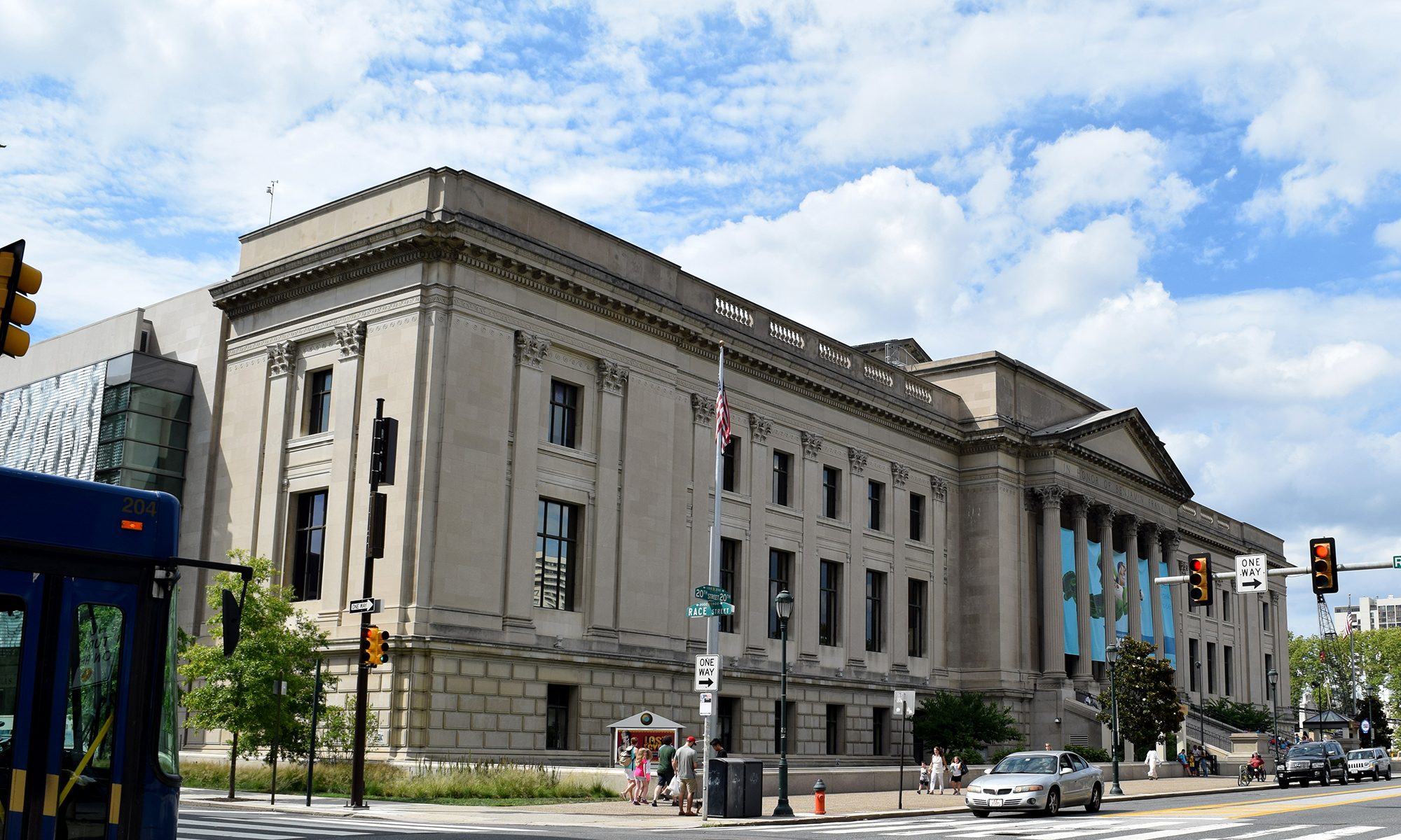 Exterior of Franklin Institute