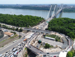 Aerial view of George Washington Bridge