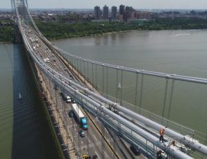 Aerial view of George Washington Bridge