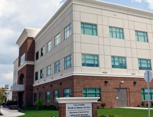 Exterior of City of Suffolk Health and Human Services Building