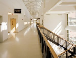 Hallway inside Hidden Valley High School