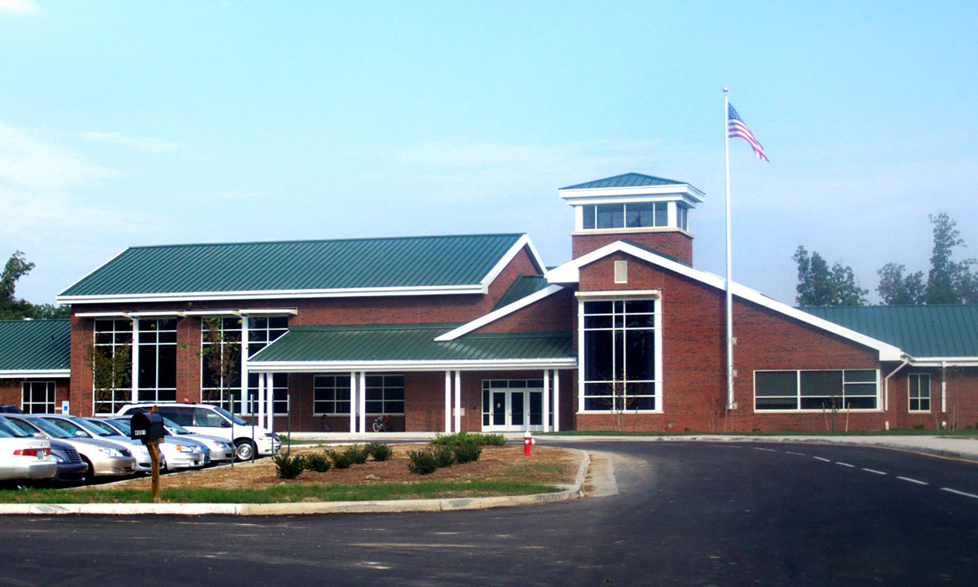 Exterior of Matoaka Elementary School