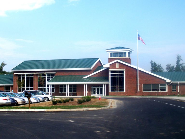 Exterior of Matoaka Elementary School