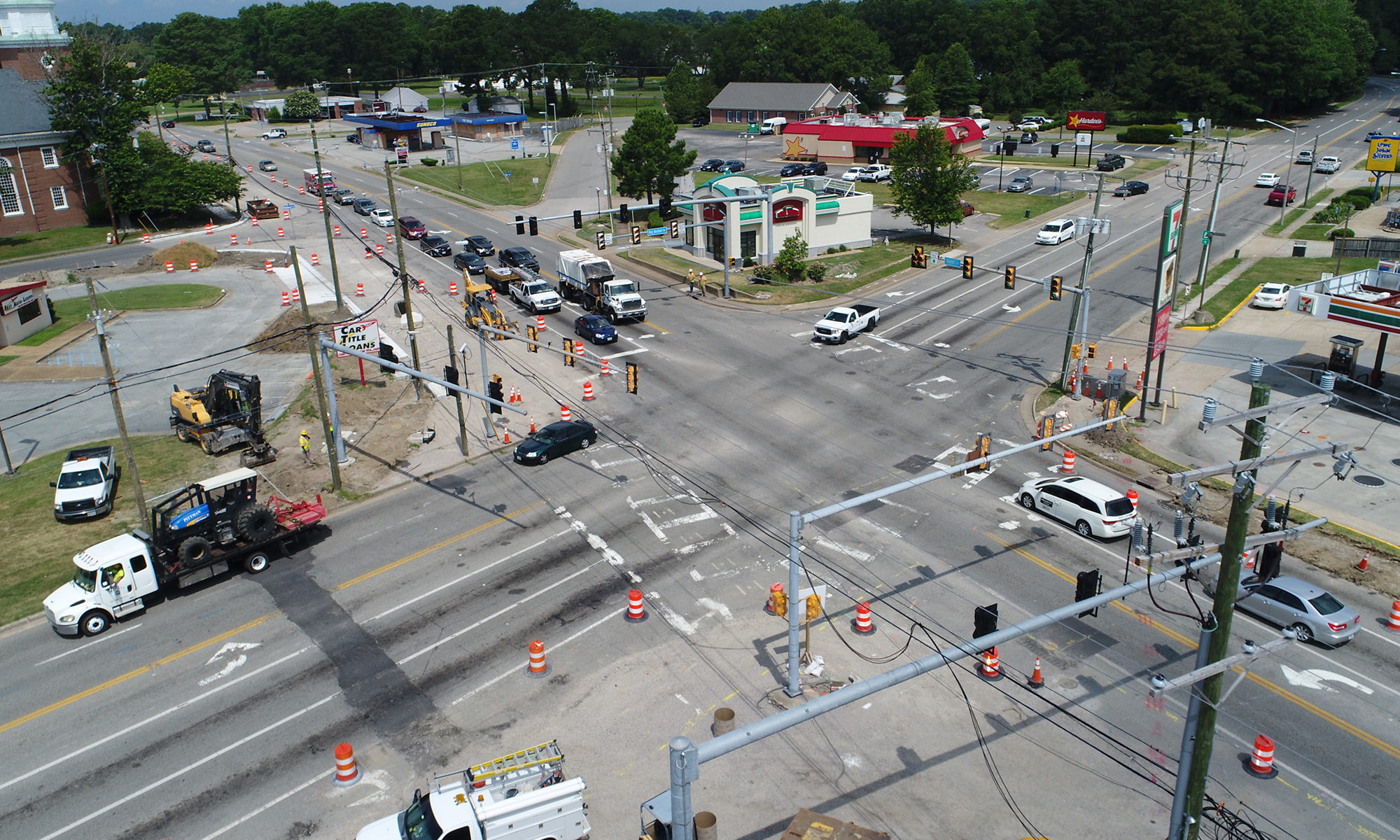 Todds Lane and Big Bethel Road Intersection