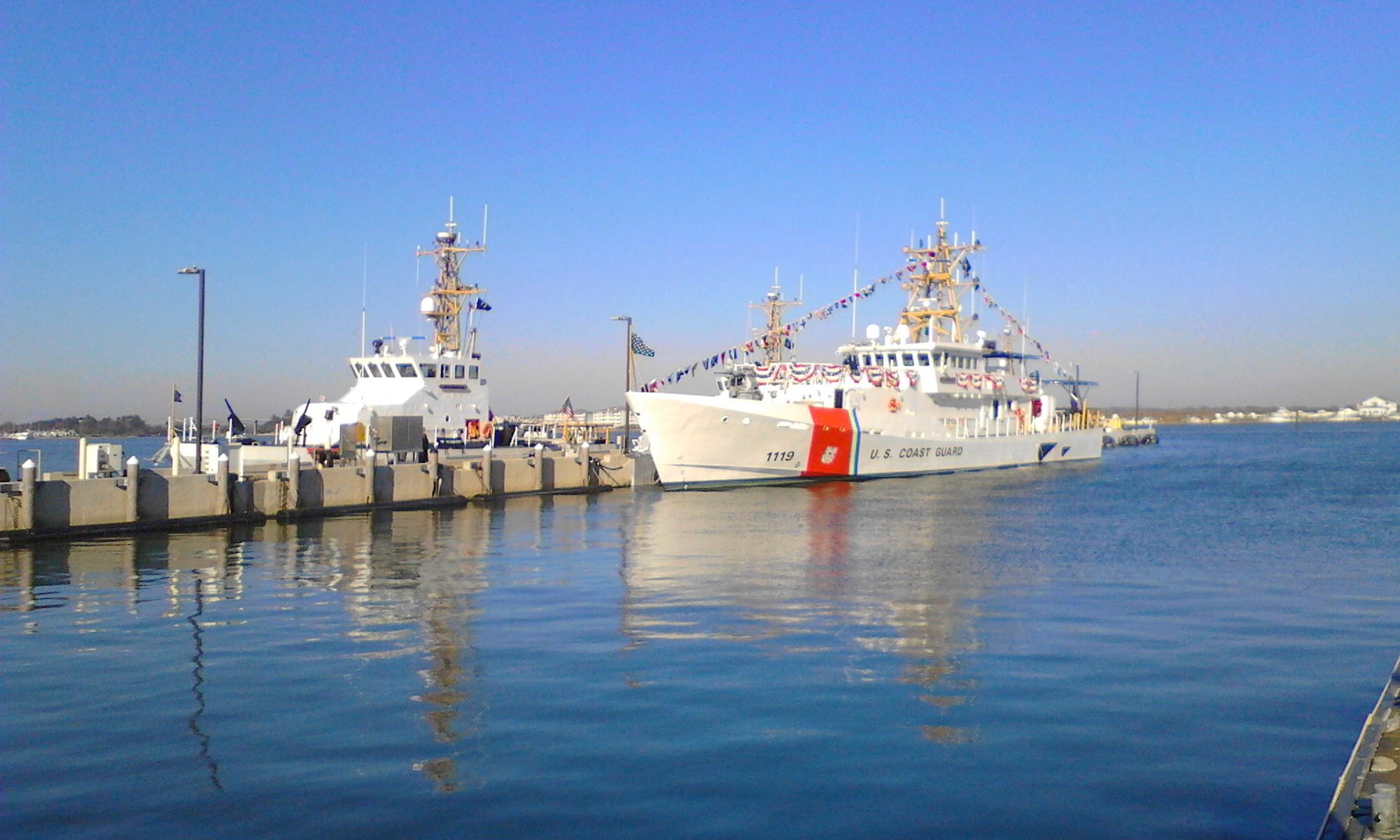 Pier 4 at US Cost Guard Training Center