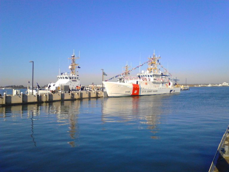 Pier 4 at US Cost Guard Training Center