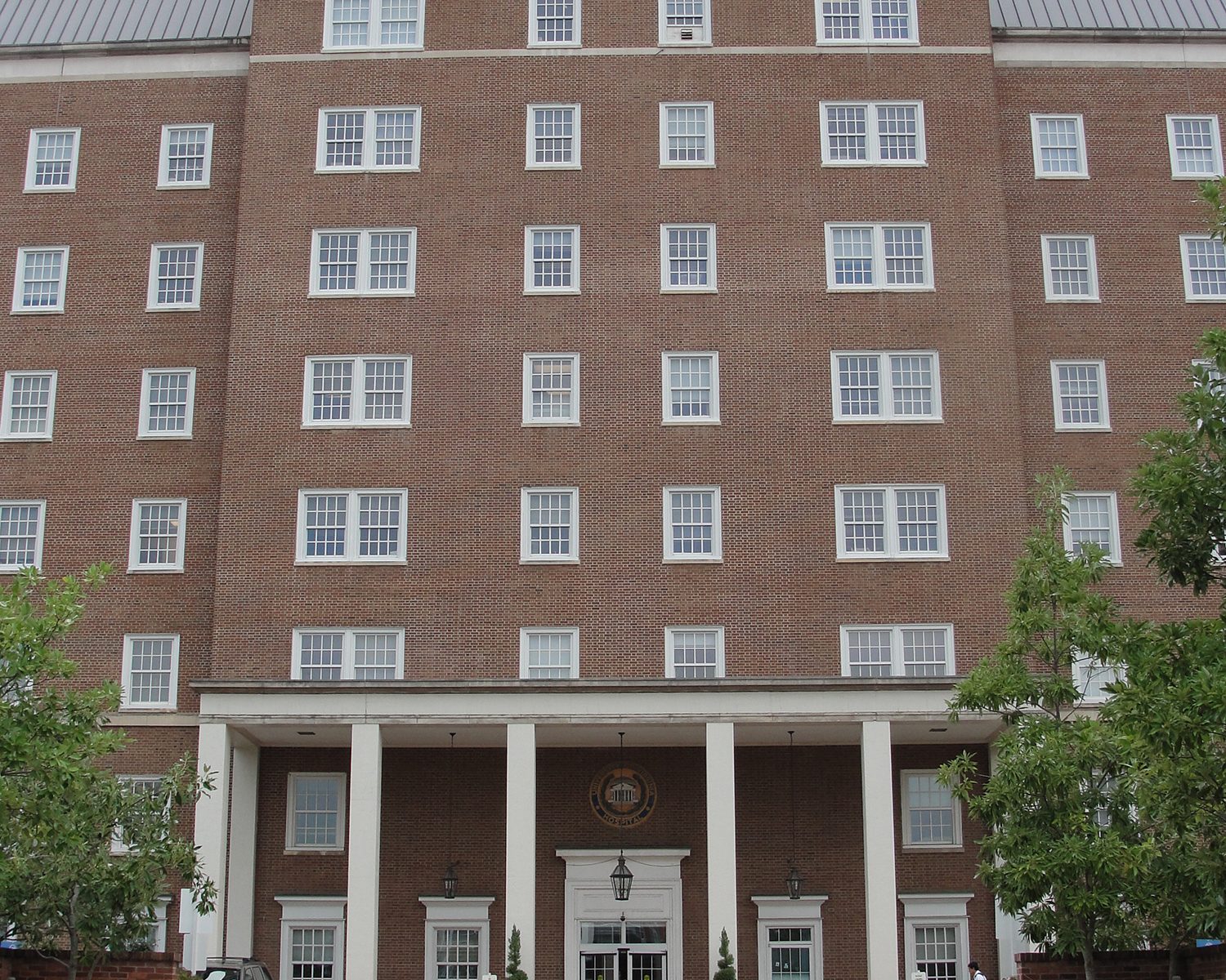 Exterior of UVA’s Multi-story Building