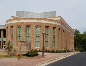 Exterior of Integrated Science Center at College of William and Mary