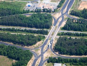 Aerial view of Zion Crossroads