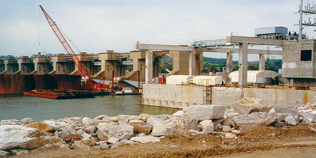 Construction of Belleville Power Plant
