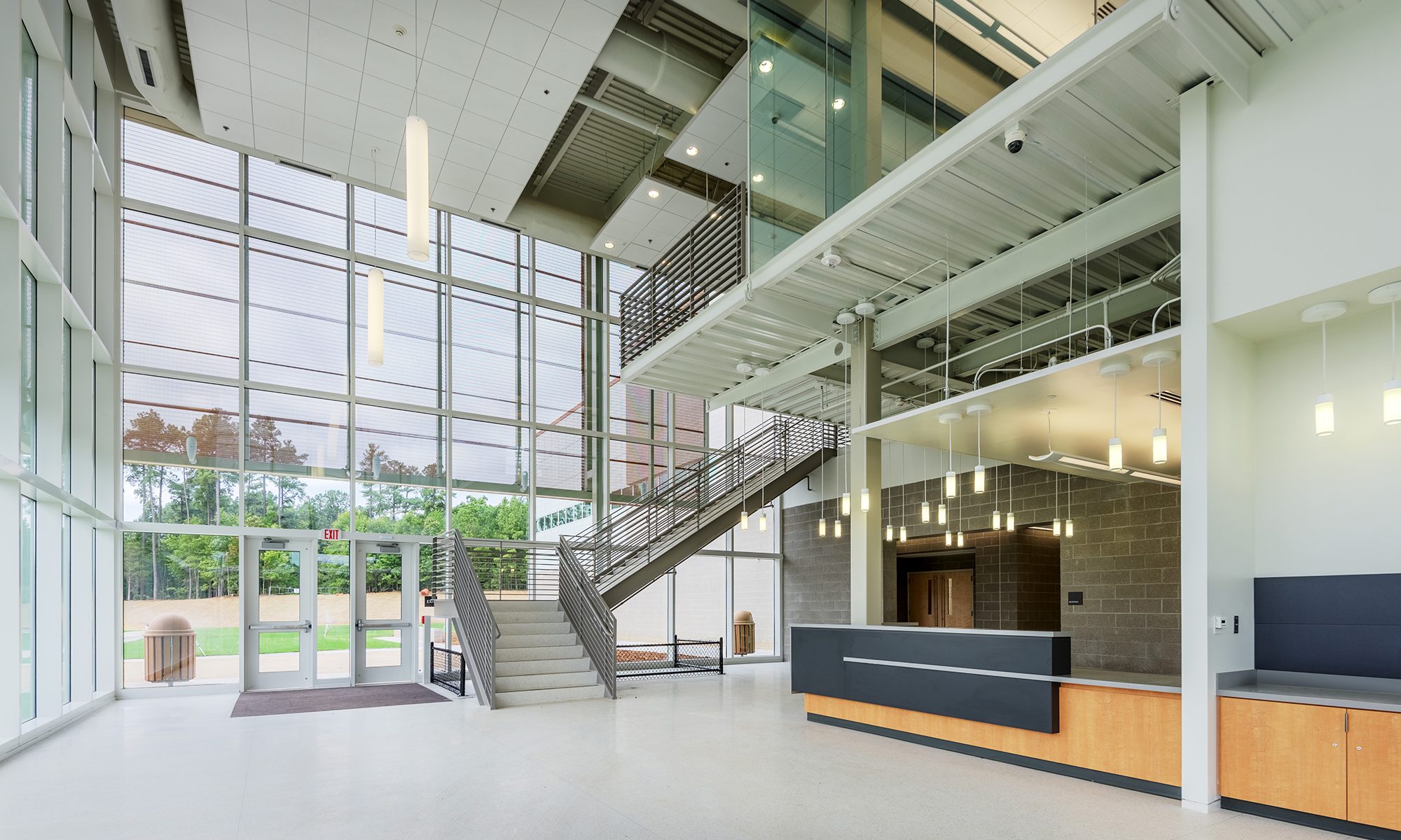 Interior of Abbotts Creek Community Center