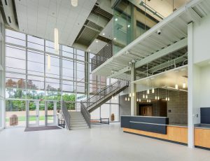 Interior of Abbotts Creek Community Center