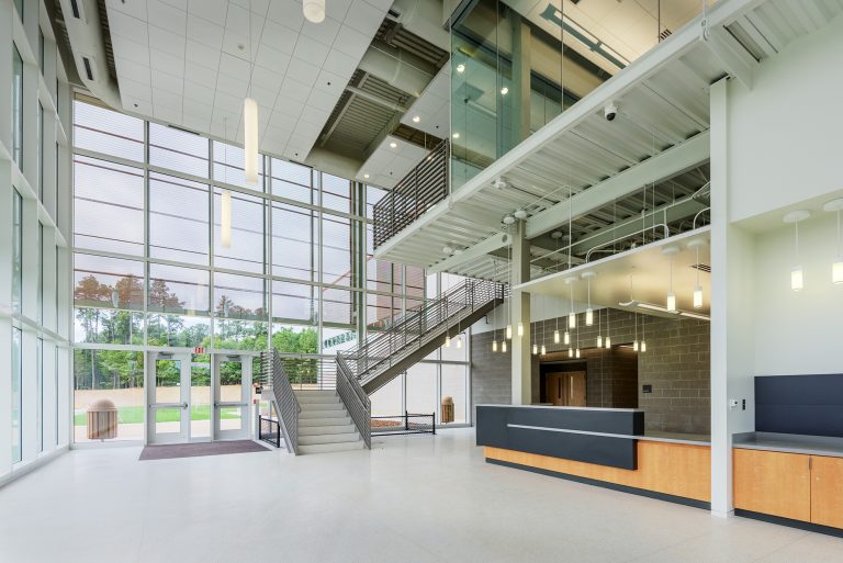 Interior of Abbotts Creek Community Center