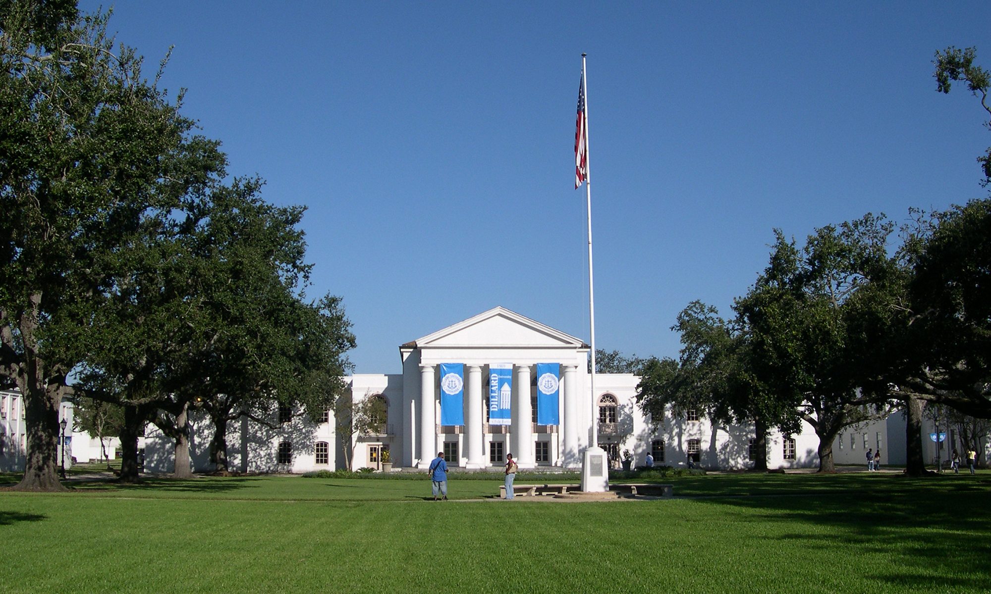 Exterior of the Dillard University campus