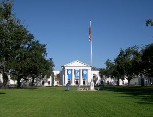 Exterior of the Dillard University campus