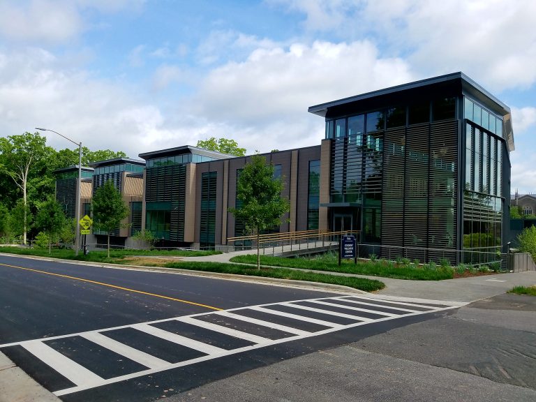 Exterior of Duke Student Wellness Center