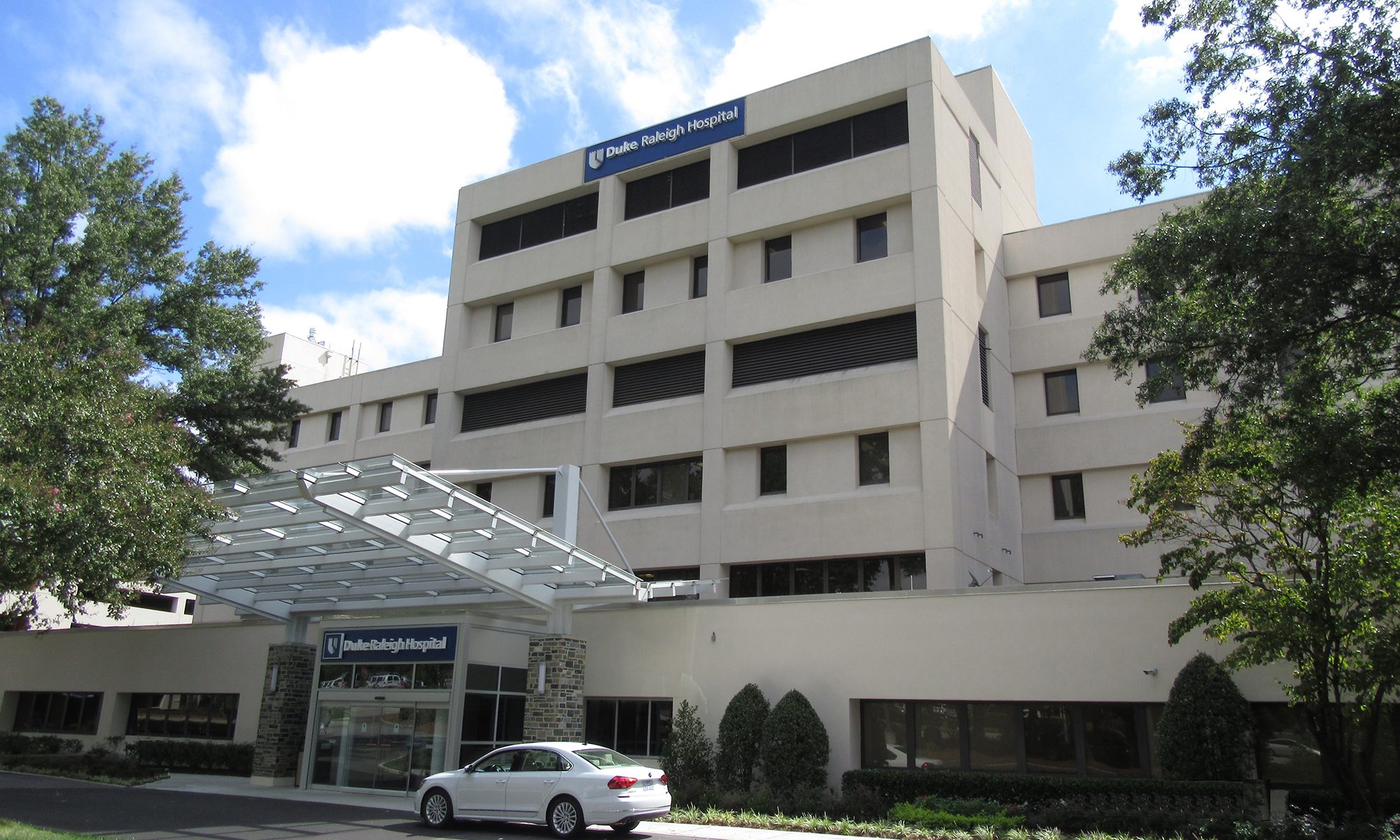 Exterior of Duke Raleigh Medical Center