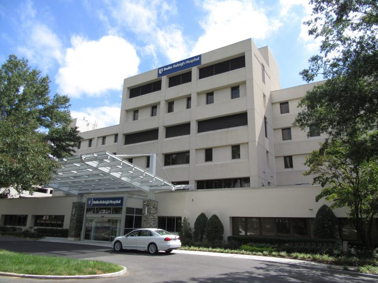 Exterior of Duke Raleigh Medical Center
