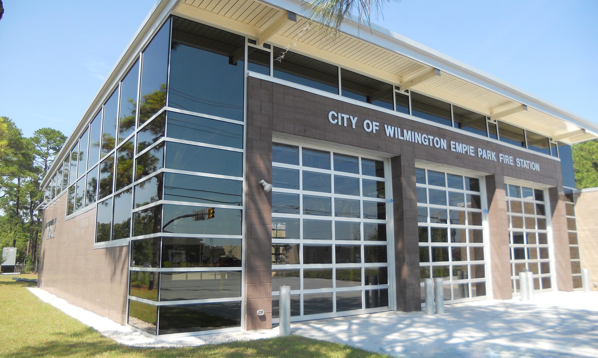 Exterior of City of Wilmington Empie Park Fire Station No. 2