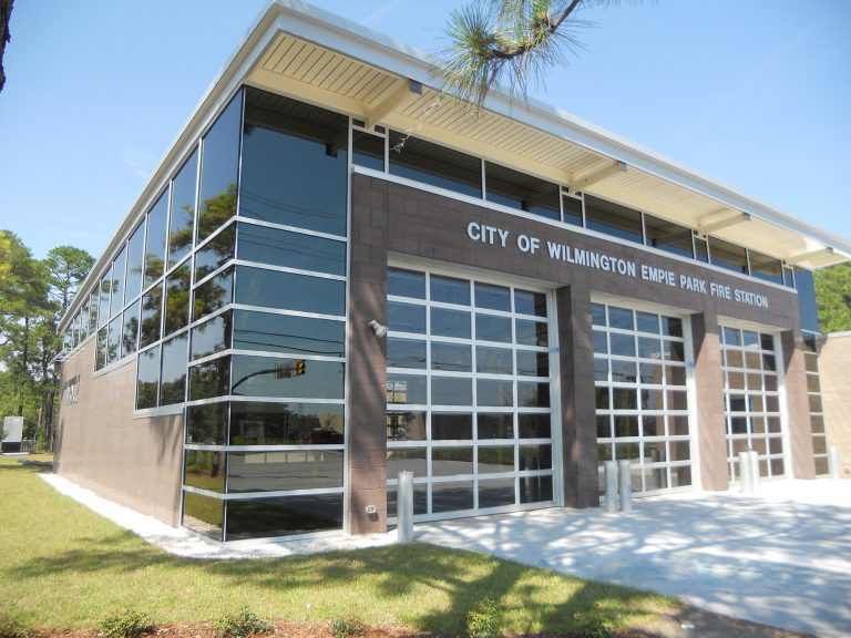 Exterior of City of Wilmington Empie Park Fire Station No. 2