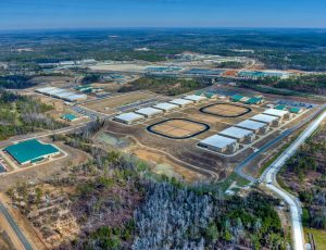 Aerial view of Fort Benning IDIQ