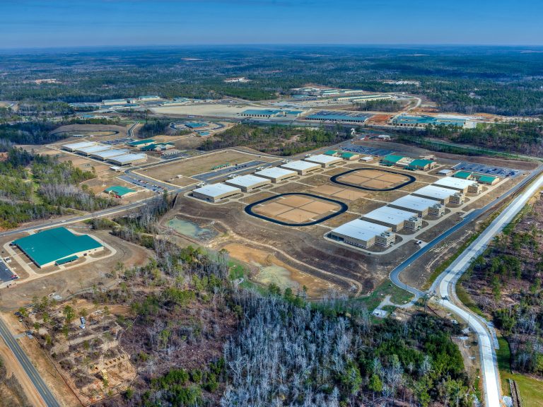 Aerial view of Fort Benning IDIQ