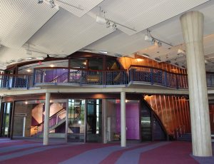 Interior of Hylton Performing Arts Center
