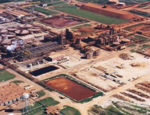 Aerial view of Gramercy Alumina Refinery