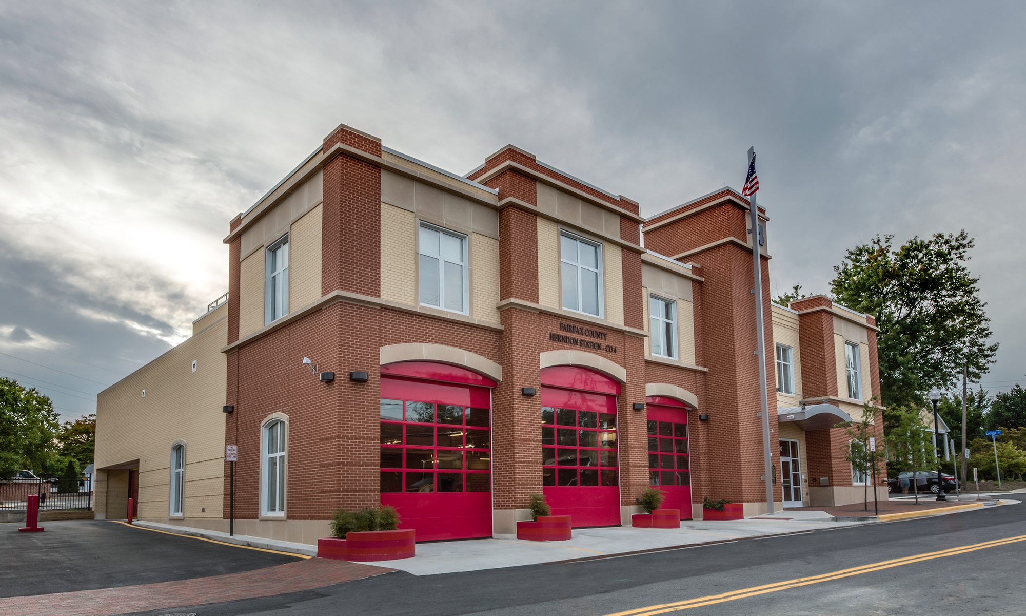 Exterior of Herndon Fire Station
