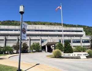 Exterior of Keller Army Community Hospital