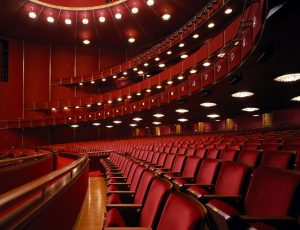 Seating inside John F. Kennedy Center for the Performing Arts
