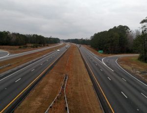 View of an interstate in North Carolina