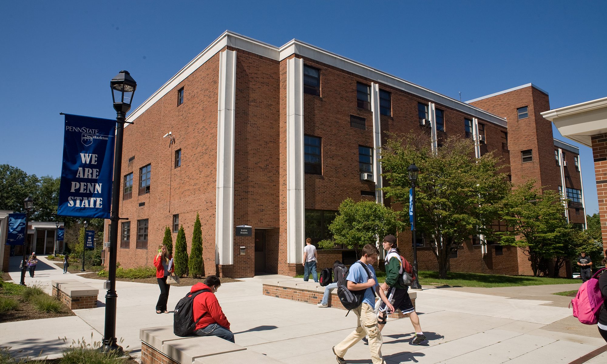 Exterior of Hazelton Kostos Building Pennsylvania State University