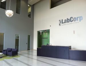 Interior of LabCorp's clinical laboratory