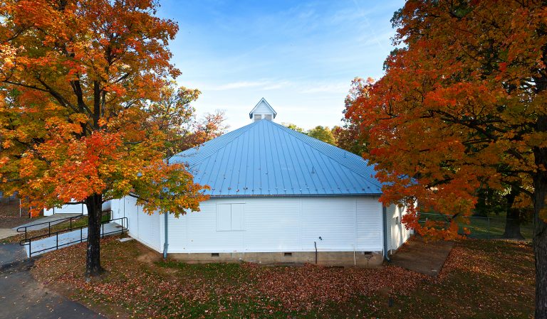 Exterior of Bush Tabernacle Skating Rink