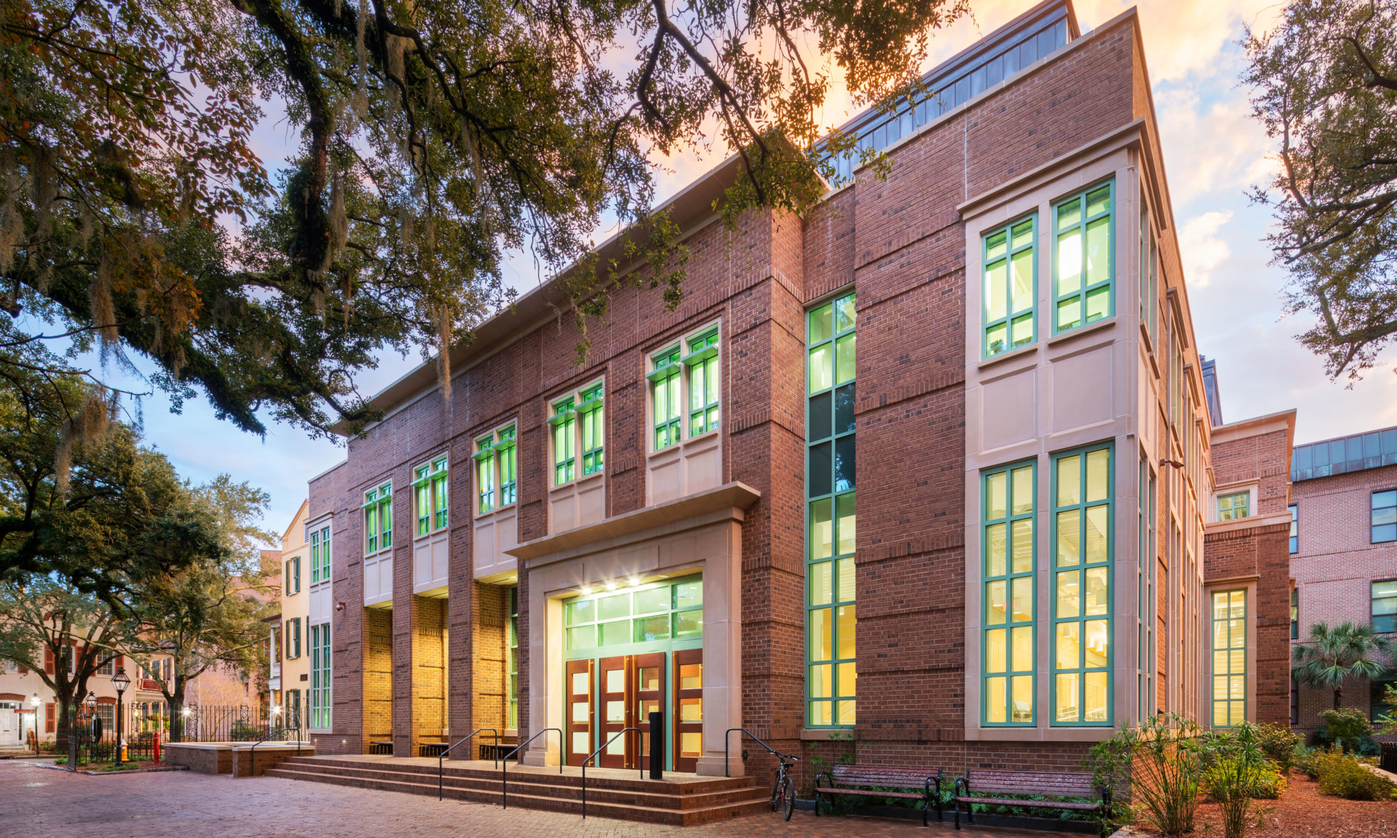 Exterior of Rita Hollings Science Center