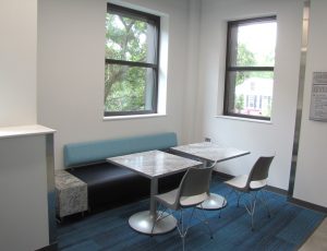 Seating inside Rita Liddy Hollings Science Center