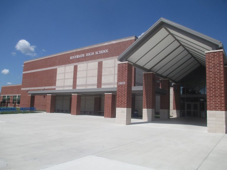 Exterior of Riverside High School